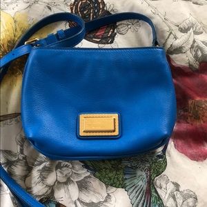 Marc by Marc Jacobs leather cross body blue